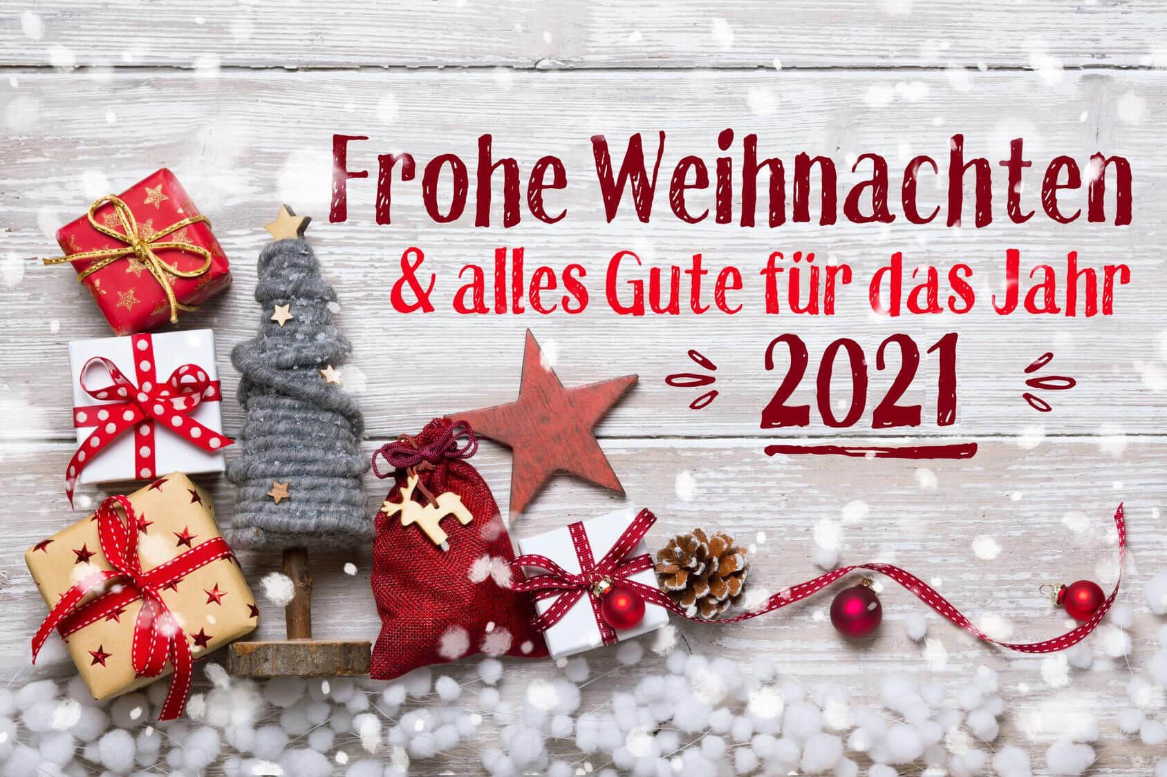 Frohe Weihnachten und alles Gute für das Jahr 2021 2