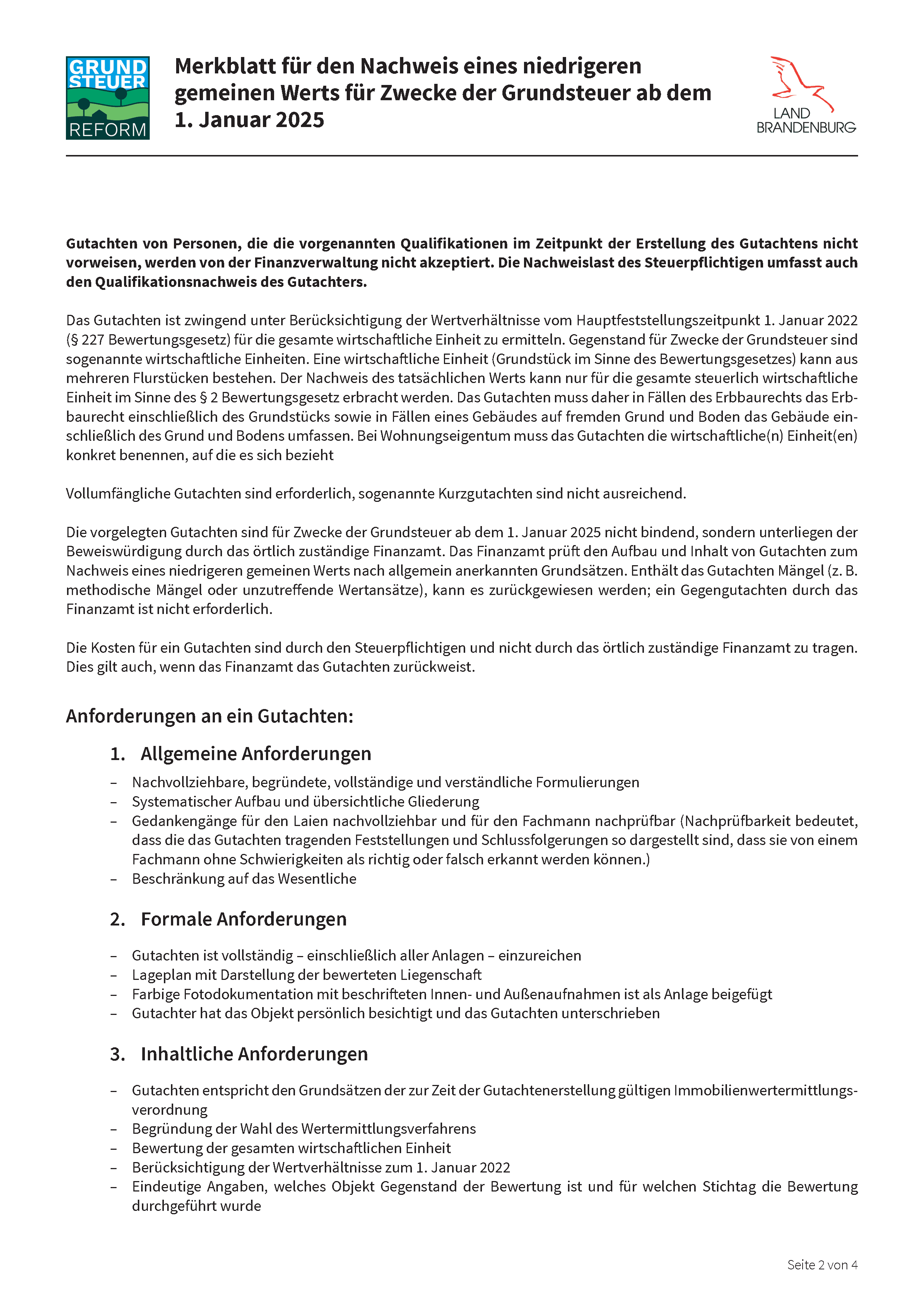 Grundsteuer Gutachten Anforderungen_Seite_2 Grundsteuer Gutachten Anforderungen